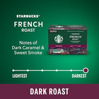 Starbucks, French Roast, Dark Roast, K-Cup Pods, 10 Count