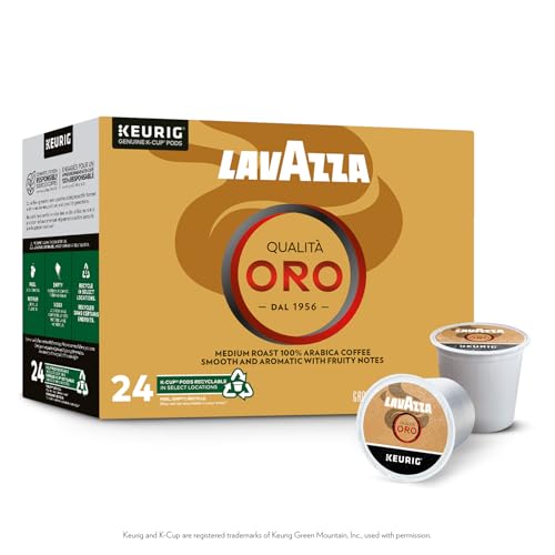 Lavazza, Qualità Oro, Medium Roast, K-Cup Pods, 24 Count