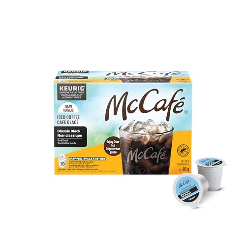McCafe, Classic Black, Dark Roast, Coffee, 10 Count