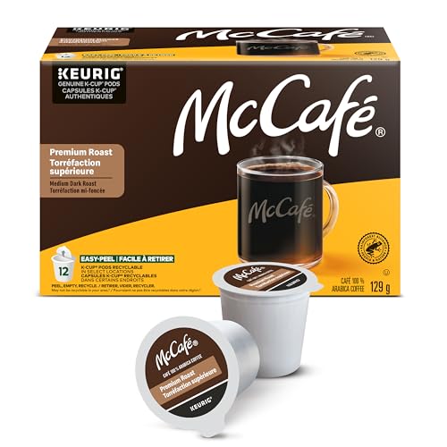 McCafe, Premium Roast, Dark Roast, Coffee, 12 Count