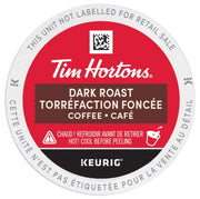 Tim Hortons, Dark Roast, Dark Roast, Coffee, 30 Count