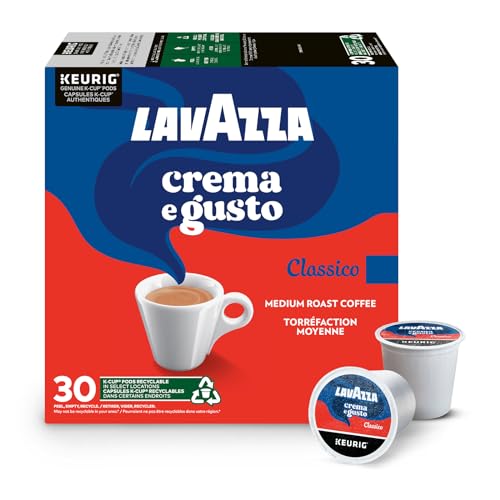 Lavazza, Crema e Gusto, Medium Roast, Coffee, 30 Count