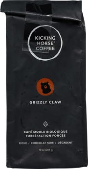 Kicking Horse Coffee, Grizzly Claw, Dark Roast, Ground Coffee, 284 Grams