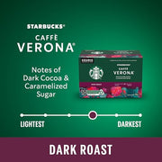 Starbucks, Café Verona, Dark Roast, K-Cup Pods, 10 Count