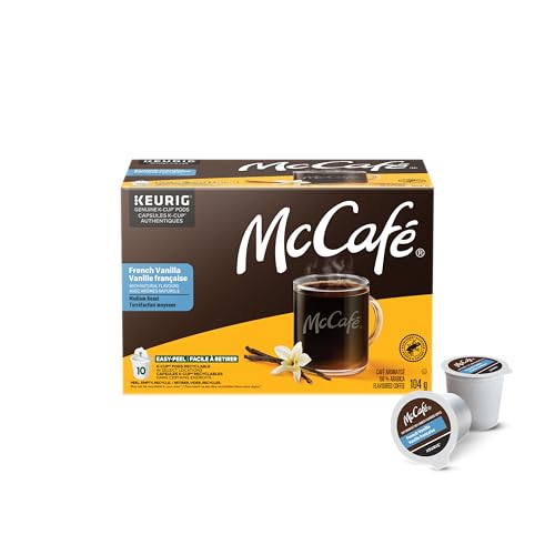 McCafe, French Vanilla, Medium Roast, Coffee, 10 Count