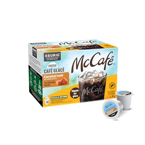 McCafe, Salted Caramel, Dark Roast, K-Cup Pods, 10 Count
