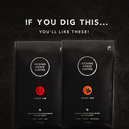 Kicking Horse Coffee, Cliff Hanger, Medium Roast, Whole Beans, 1000 Grams
