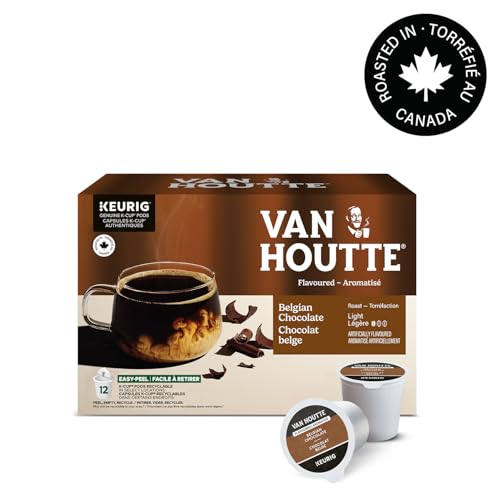 Van Houtte, Belgian Chocolate, Light Roast, K-Cup Pods, 12 Count