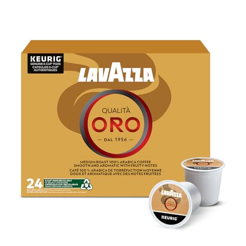 Lavazza, Qualità Oro, Medium Roast, Coffee, 24 Count