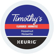 TIMOTHY'S, Hazelnut, Medium Roast, K-Cup Pods, 24 Count