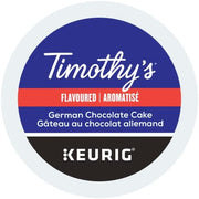 TIMOTHY'S, German Chocolate, Light Roast, K-Cup Pods, 24 Count
