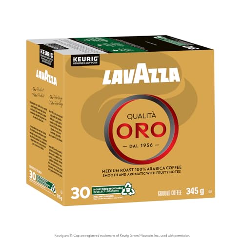 Lavazza, Qualità Oro, Medium Roast, K-Cup Pods, 30 Count