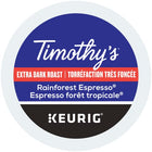 TIMOTHY'S, Rainforest Espresso, Light Roast, K-Cup Pods, 24 Count