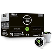Kicking Horse Coffee, Kick Ass, Dark Roast, K-Cup Pods, 10 Count