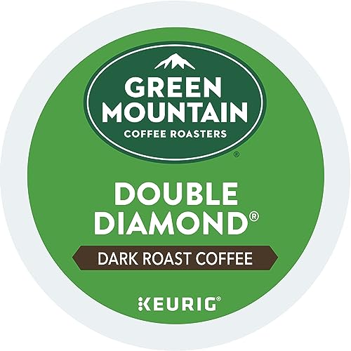 Green Mountain Coffee Roasters, Double Diamond, Dark Roast, Beans, 72.0 Count