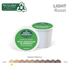 Green Mountain Coffee Roasters, Wild Mountain Blueberry, Light Roast, K-Cup Pods, 72.0 Count