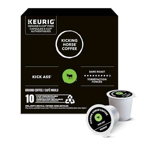 Keurig, Kick Ass, Dark Roast, Coffee, 10 Count