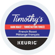 TIMOTHY'S, French Roast, Dark Roast, K-Cup Pods, 24 Count