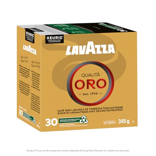 Lavazza, Qualità Oro, Medium Roast, K-Cup Pods, 30 Count
