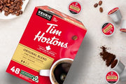 Tim Hortons, Original Blend, Medium Roast, Coffee, 48 Count