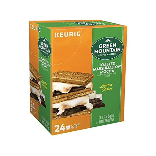 Green Mountain Coffee Roasters, Toasted Marshmallow Mocha, Light Roast, K-Cup Pods, 24.0 Count