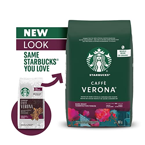 Starbucks, Dark Chocolate, Dark Roast, Whole Beans, 907 Grams