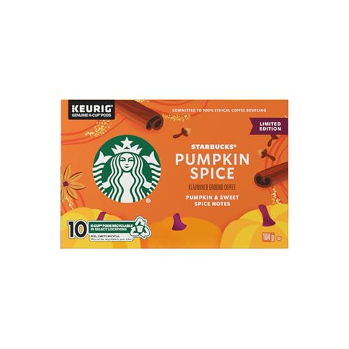 Starbucks, Pumpkin Spice, Medium Roast, Coffee, 10 Count