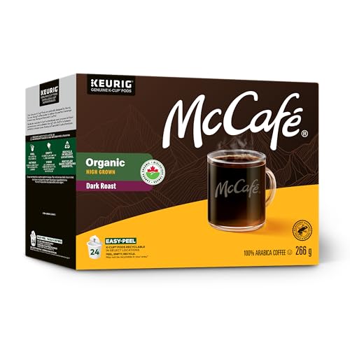 McCafe, Decaf, Dark Roast, K-Cup Pods, 12 Count