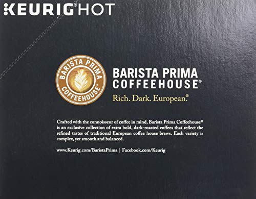 BARISTA PRIMA, French Roast Extra Bold, Dark Roast, K-Cup Pods, 96 Count
