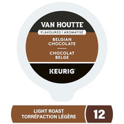 Van Houtte, Belgian Chocolate, Light Roast, K-Cup Pods, 12 Count
