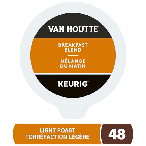 Van Houtte, Breakfast Blend, Light Roast, K-Cup Pods, 48 Count