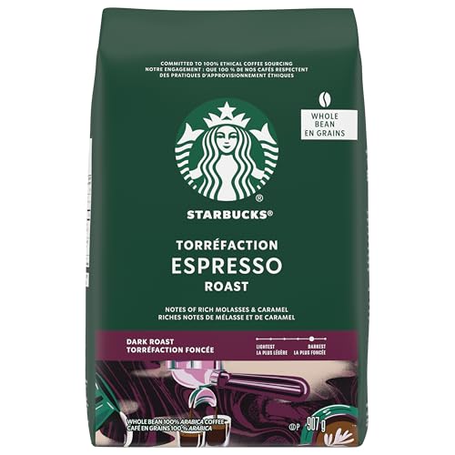 Starbucks, Espresso Dark Roast, Dark Roast, Beans, 907.0 Grams