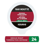 Van Houtte, Original House Decaf, Medium Roast, K-Cup Pods, 24 Count