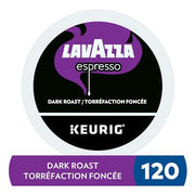 Lavazza, Espresso, Dark Roast, K-Cup Pods, 120 Count