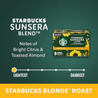 Starbucks, Sunsera, Light Roast, K-Cup Pods, 10 Count