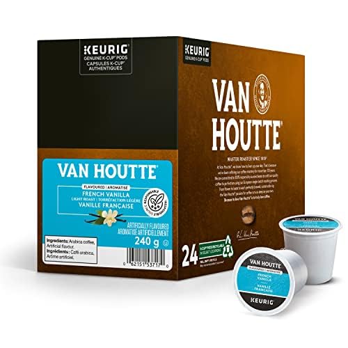 Van Houtte, French Vanilla, Light Roast, K-Cup Pods, 24 Count