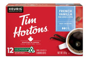 Tim Hortons, French Vanilla, Medium Roast, Coffee, 12 Count