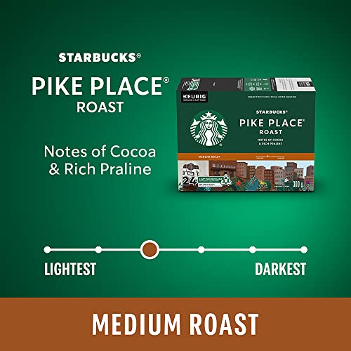 Starbucks, Pike Place, Medium Roast, K-Cup Pods, 24 Count