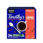 TIMOTHY'S, Colombian Decaf, Medium Roast, Coffee, 24 Count