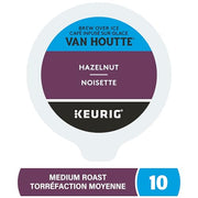 Van Houtte, Hazelnut, Medium Roast, K-Cup Pods, 10 Count