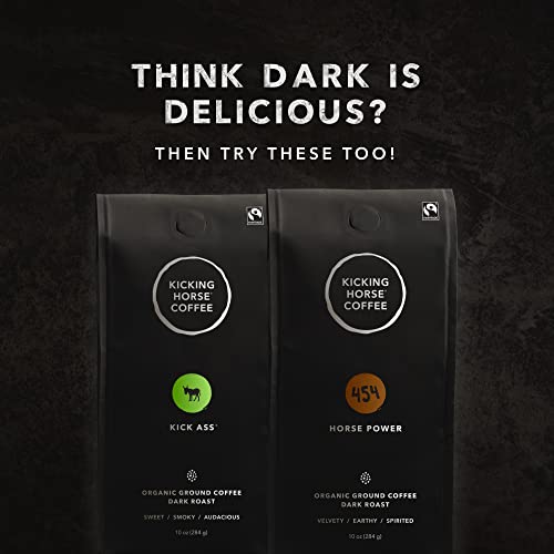 Kicking Horse Coffee, Grizzly Claw, Dark Roast, Ground Coffee, 284 Grams