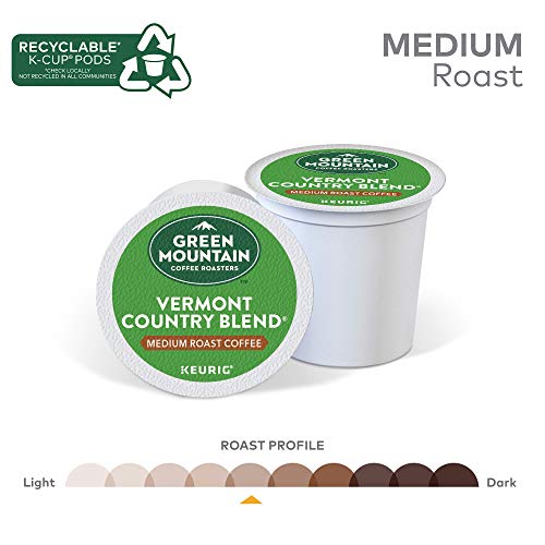 Green Mountain Coffee Roasters, Vermont Country Blend, Medium Roast, K-Cup Pods, 72.0 Count
