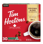 Tim Hortons, Original Blend, Medium Roast, Coffee, 30 Count
