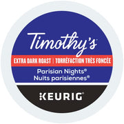 TIMOTHY'S, Parisian Nights, Dark Roast, K-Cup Pods, 24 Count