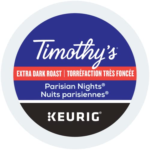 TIMOTHY'S, Parisian Nights, Dark Roast, K-Cup Pods, 24 Count