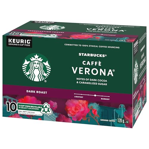 Starbucks, Café Verona, Dark Roast, K-Cup Pods, 60 Count