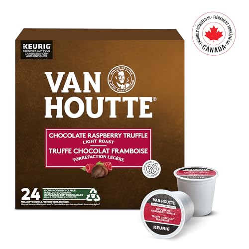 Van Houtte, Chocolate Raspberry Truffle, Light Roast, K-Cup Pods, 24 Count