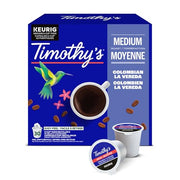 TIMOTHY'S, Colombian La Vereda, Medium Roast, Coffee, 30 Count