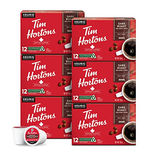 Tim Hortons, Dark Roast, Dark Roast, Coffee, 72 Count