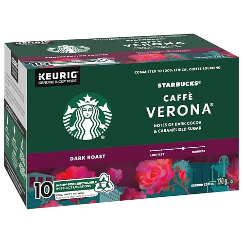 Starbucks, Café Verona, Dark Roast, K-Cup Pods, 60 Count